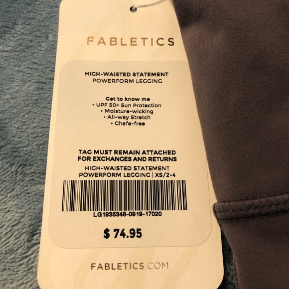 Fabletics high waisted statement leggings - Picture 2 of 8